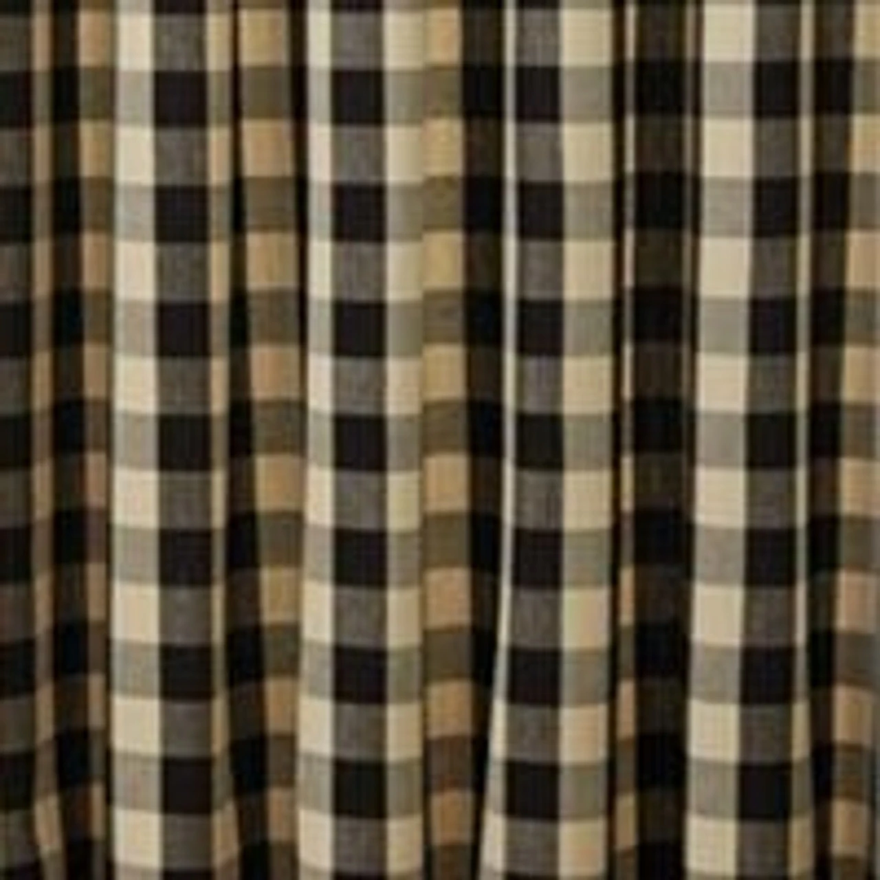 Wicklow Check Black Shower Curtain 2 Wicklow Check Black Shower Curtain - Image 2