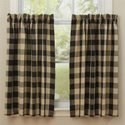 Wicklow Check Black Tiers - 72x36 -Park Designs Shop Wicklow Check Black Tiers 72x36 762242401372 image3 92693.1689048195