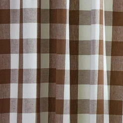 Wicklow Check Brown & Cream Panels - 72x63 -Park Designs Shop Wicklow Check Brown Cream Panels 72x63 762242060609 image4 36002.1694611642