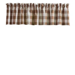 Park Designs Shop 6 Park Designs Shop -Park Designs Shop Wicklow Check Brown Cream Valance 72x14 762242060630 image2 80950.1694615576