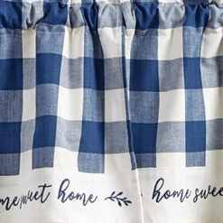 Wicklow Check China Blue Swags - Home 72x36 -Park Designs Shop Wicklow Check China Blue Swags Home 72x36 762242036567 image4 61279.1680709974