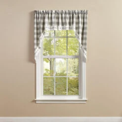 Wicklow Check Dove Swags - Home 72x36 -Park Designs Shop Wicklow Check Dove Swags Home 72x36 762242036581 image3 16536.1680709815