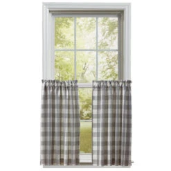 Wicklow Check Dove Tiers - 72x36