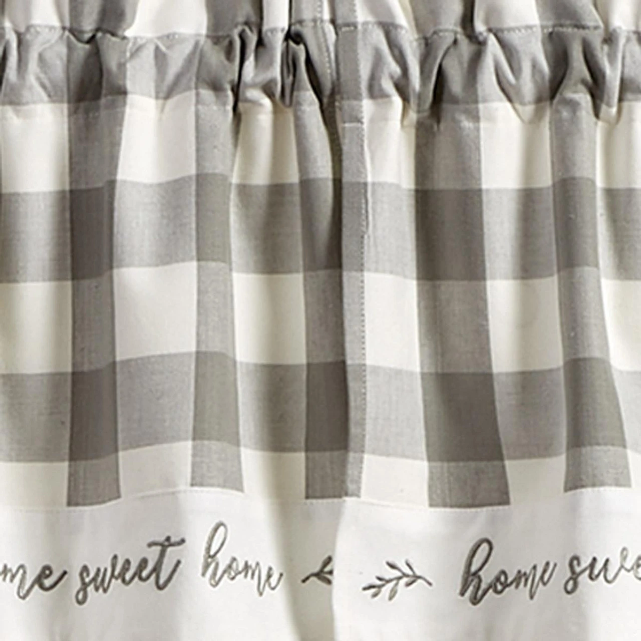 Wicklow Check Dove Valance - Home 60x14 4 Wicklow Check Dove Valance - Home 60x14 - Image 4