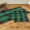 Wicklow Check Rag Rugs - Forest