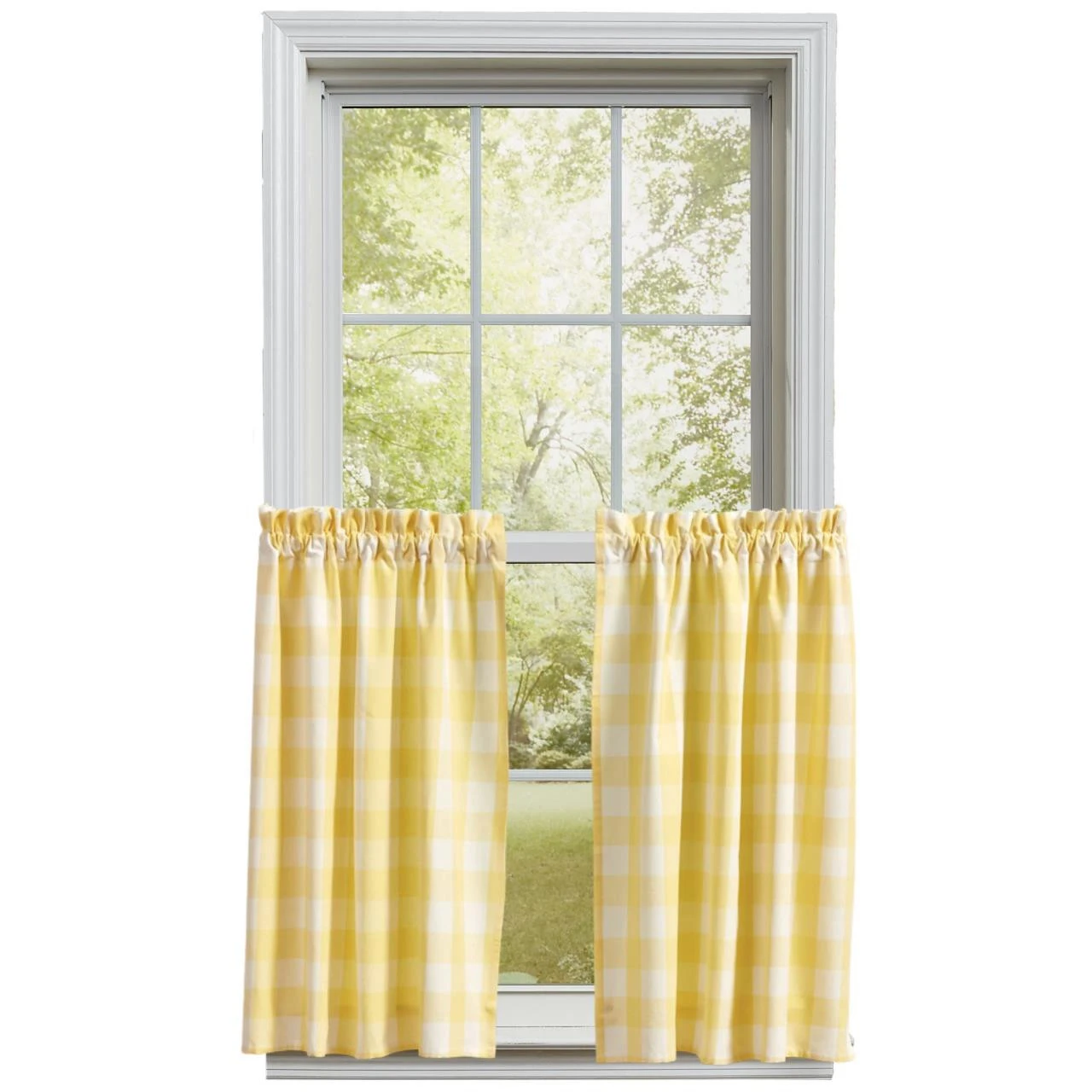 Wicklow Check Yellow Tiers - 72x36 1 Wicklow Check Yellow Tiers - 72x36