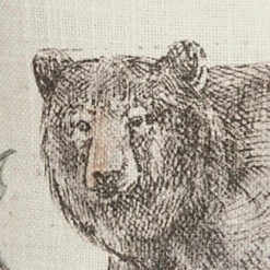 Wild & Beautiful Bear Pillow - 10x10 -Park Designs Shop Wild Beautiful Bear Pillow 10x10 762242046054 image3 43232.1693321846