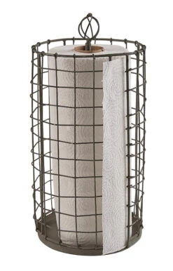 Zinc Paper Towel Holder