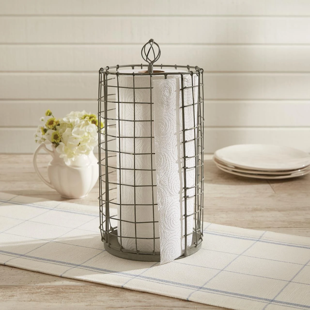 Zinc Paper Towel Holder 2 Zinc Paper Towel Holder - Image 2